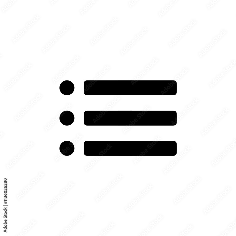Menu button icon with simple and modern design for web and apps Menu button icon with simple and modern design for web and apps