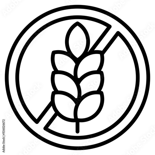 gluten free single icon