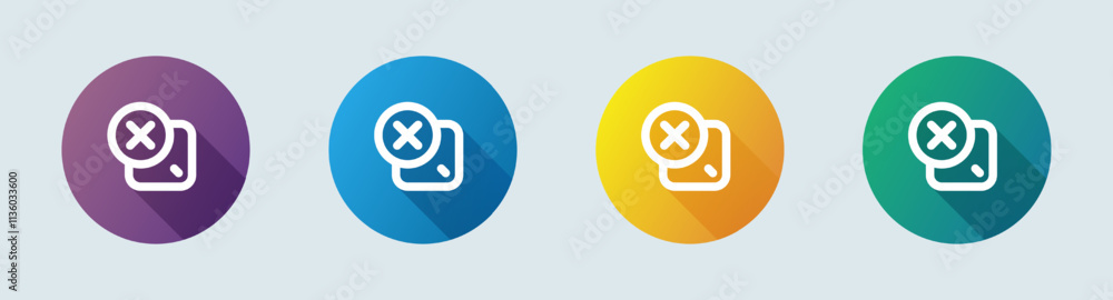 Quit line icon in flat design style. Arrow signs vector illustration. Quit line icon in flat design style. Arrow signs vector illustration.