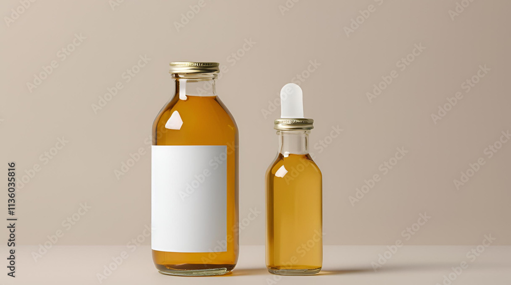 Vaccine Glass Vial Medical Bottle Mockup with blank label
Vaccine Glass Vial Medical Bottle Mockup with blank label