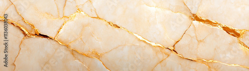 Elegant marble texture with golden veins creating a luxurious pattern.