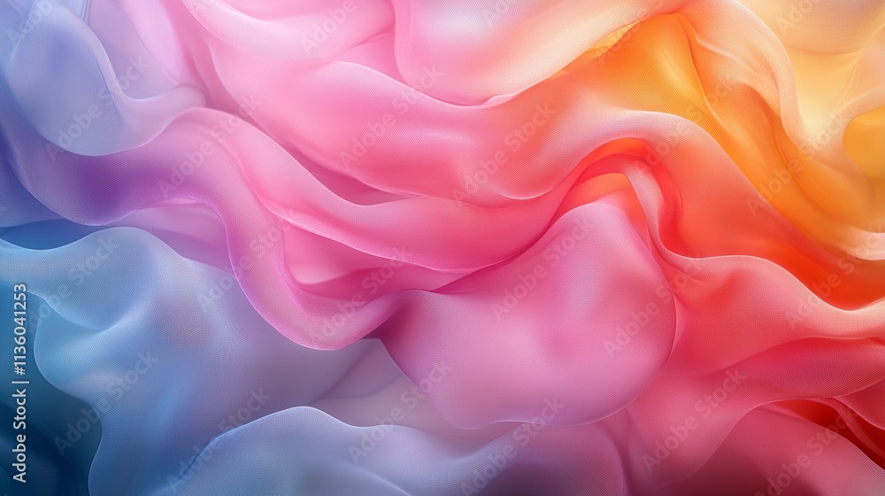 Obraz premium Colorful abstract waves