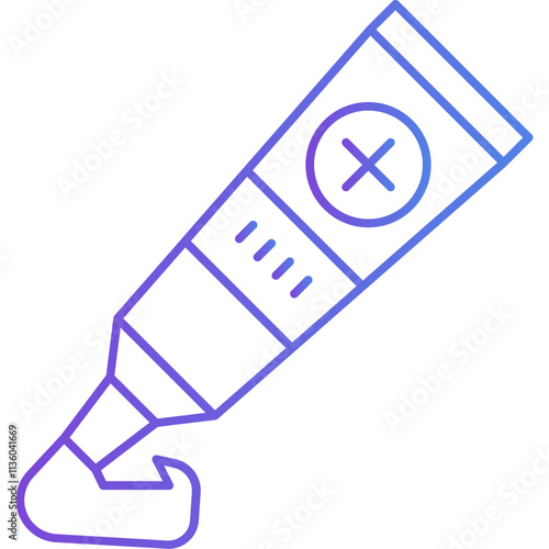 Ointment vector icon 