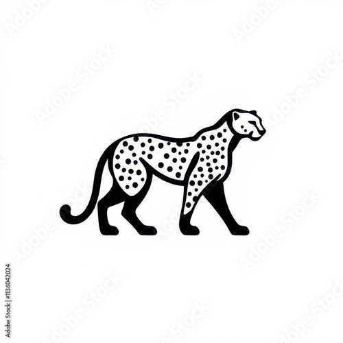 cheetah icon sign vector