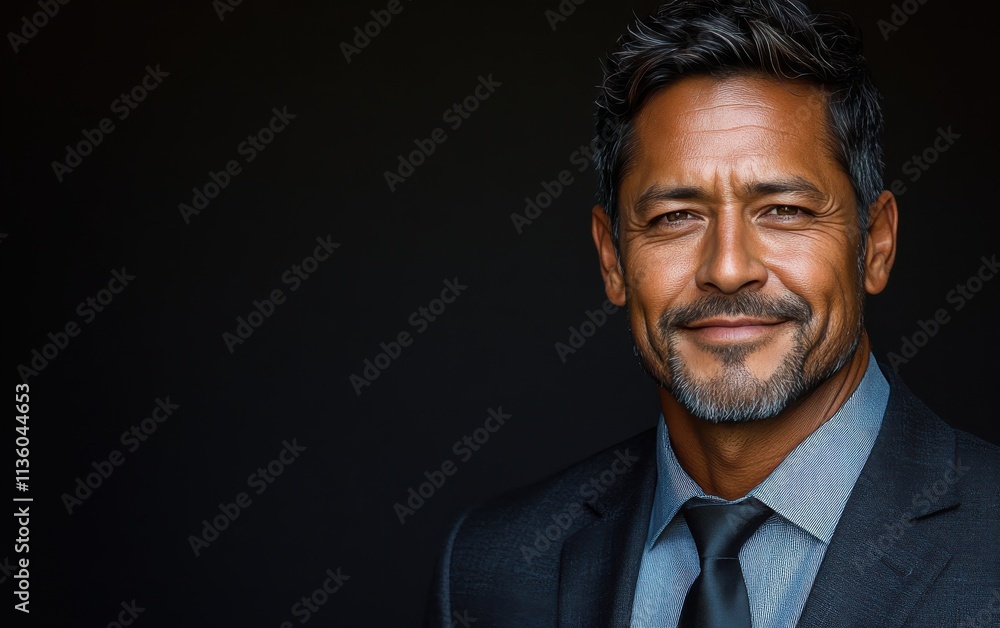 Asian man with a smile on his face is wearing a suit and a shirt in studio color background Asian man with a smile on his face is wearing a suit and a shirt in studio color background