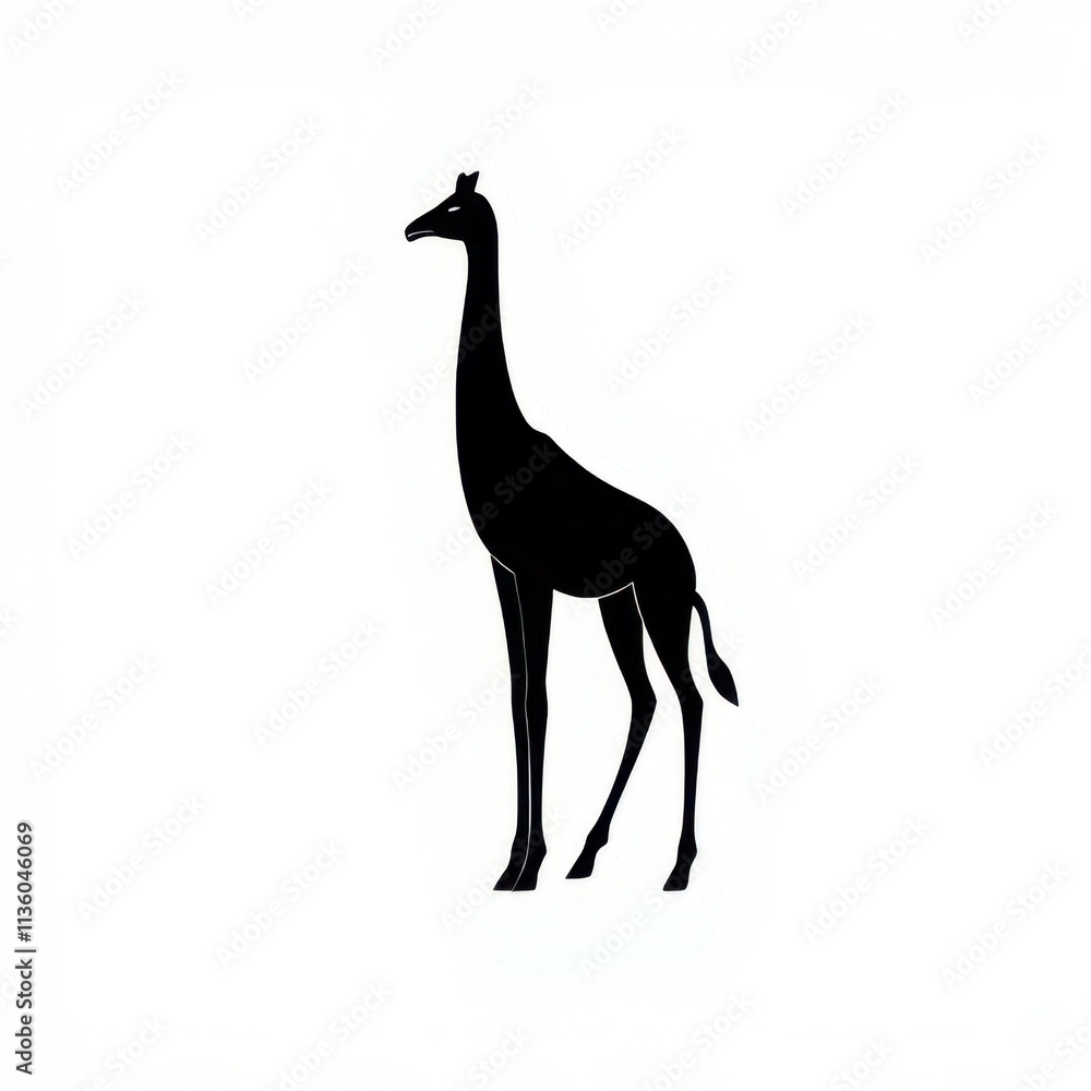 giraffe icon sign vector giraffe icon sign vector