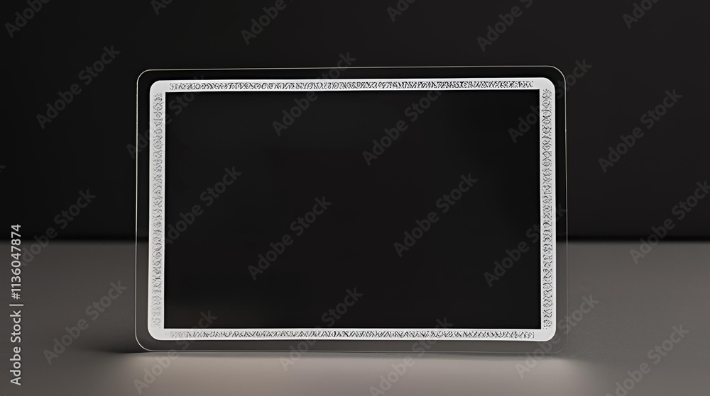 ID Card with blank label on white background
ID Card with blank label on white background