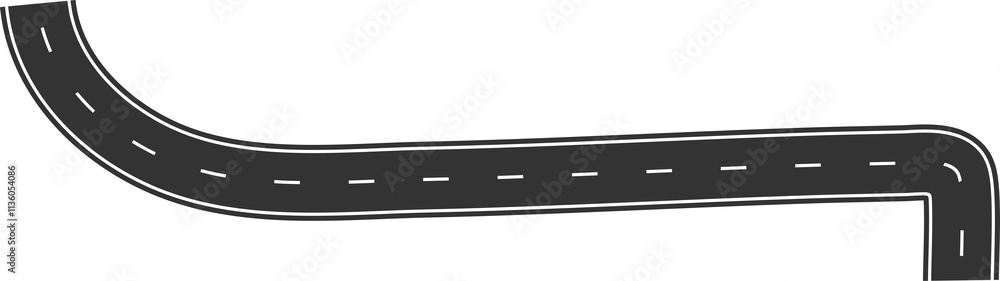 Street and road elements for city map, highway, traffic Street and road elements for city map, highway, traffic