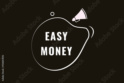 easy money , clock, button, vector, banner template, website, design,
