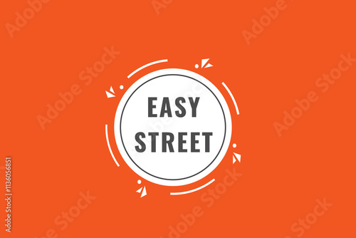 easy street , clock, button, vector, banner template, website, design,
