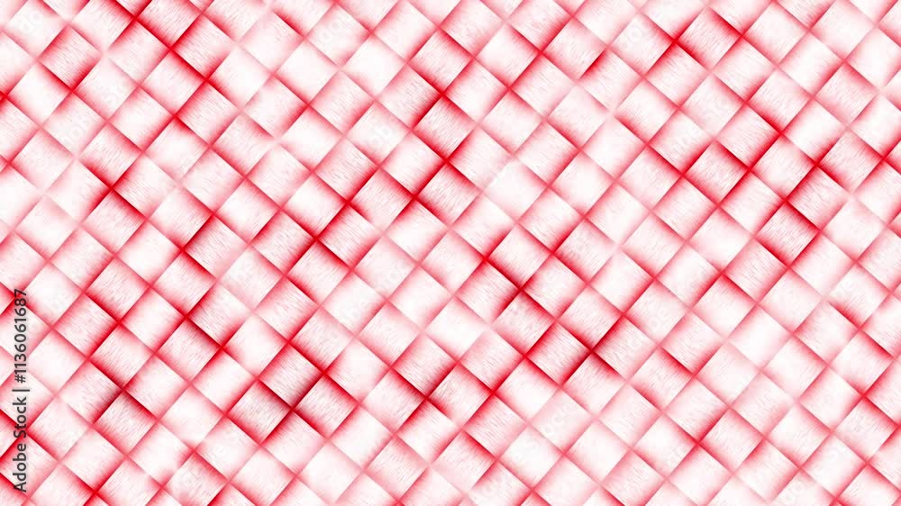 Abstract background with red lights wave. Red and white pattern texture animation loop Abstract background with red lights wave. Red and white pattern texture animation loop