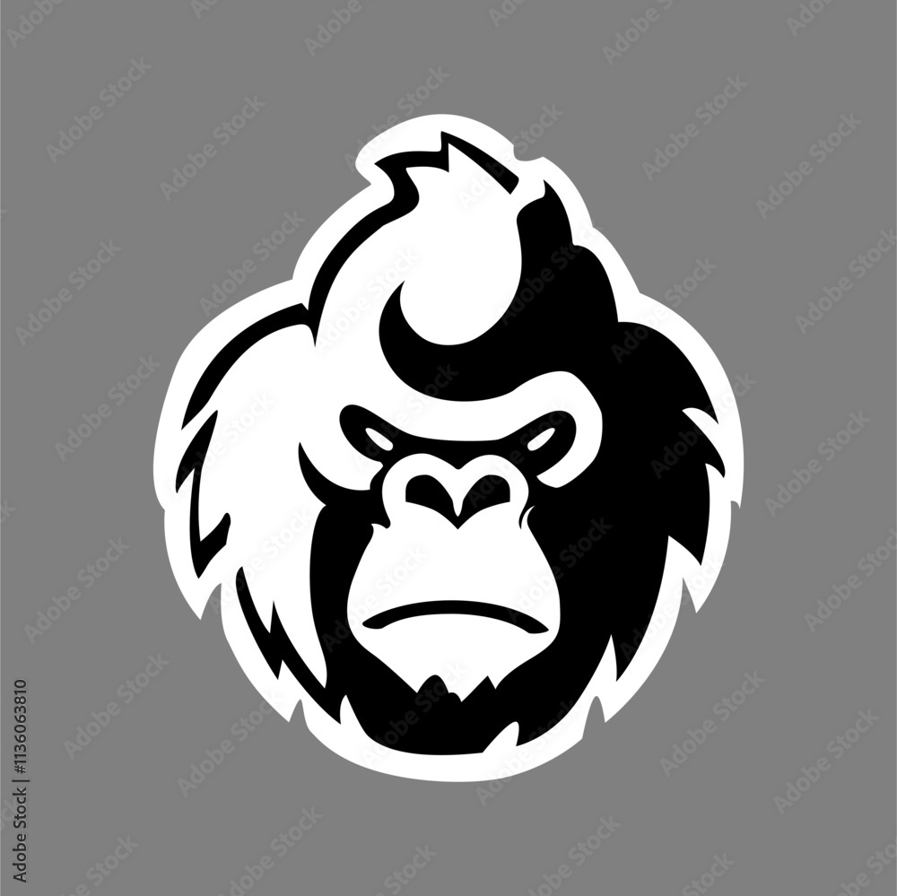 kingkong head logo kingkong head logo