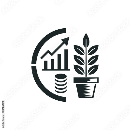 Eco house icon set, vector illustration