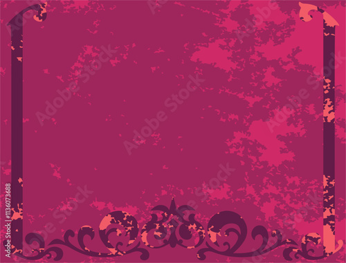 victorian purple engraving classic background