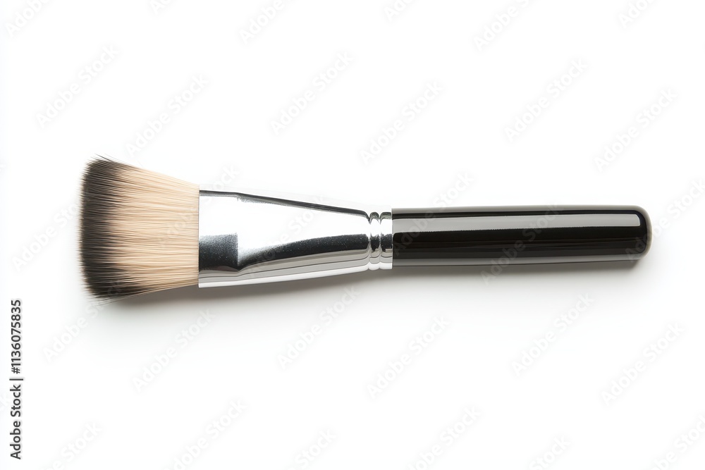 Beautiful clean paintbrush mock up on a bright white background ready for creative projects Beautiful clean paintbrush mock up on a bright white background ready for creative projects