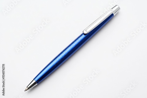 Solid-color ballpoint pen mock-up on clean background ready for design customization