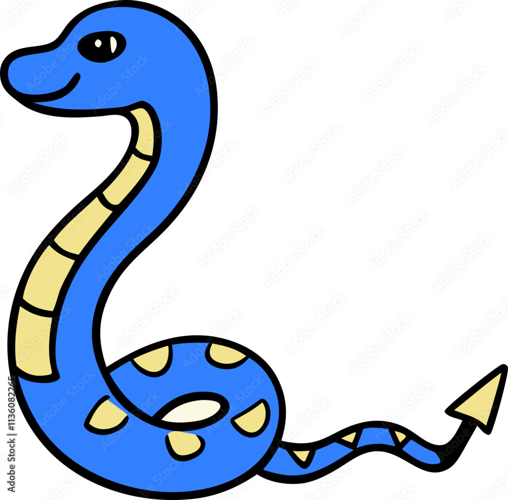Obraz premium snake illustration