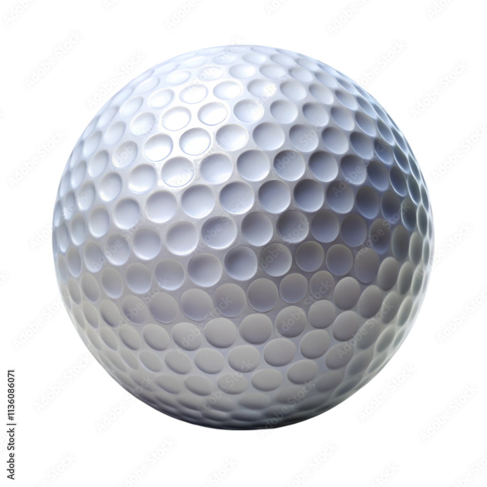 Golf ball isolated on transparent background Golf ball isolated on transparent background