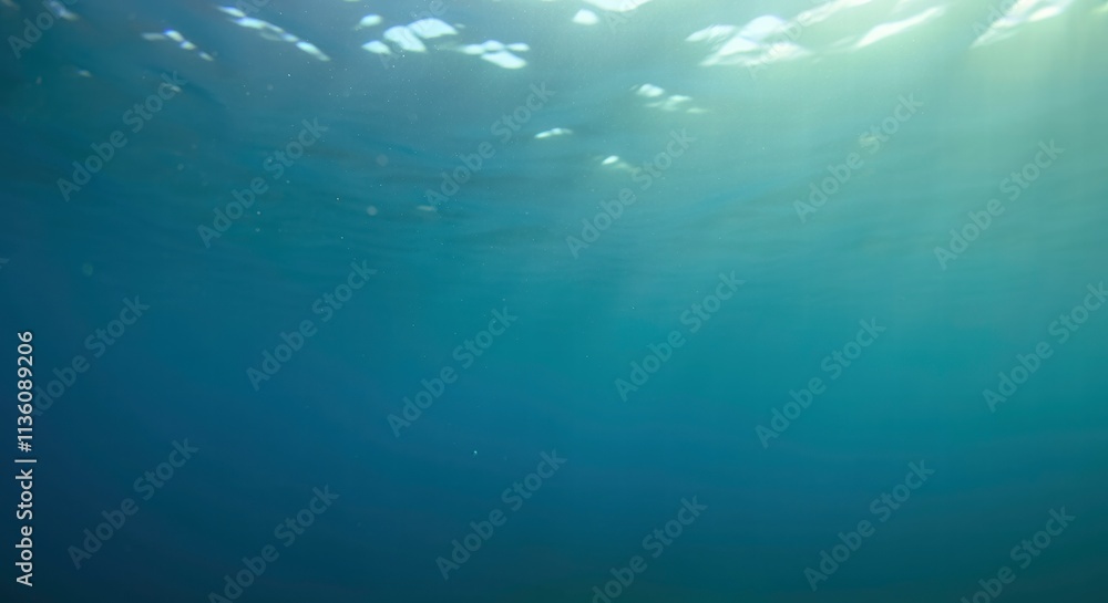 Ocean's Embrace: A serene underwater scene with sunbeams dappling through the turquoise water, creating an ethereal ambiance. Ocean's Embrace: A serene underwater scene with sunbeams dappling through the turquoise water, creating an ethereal ambiance.
