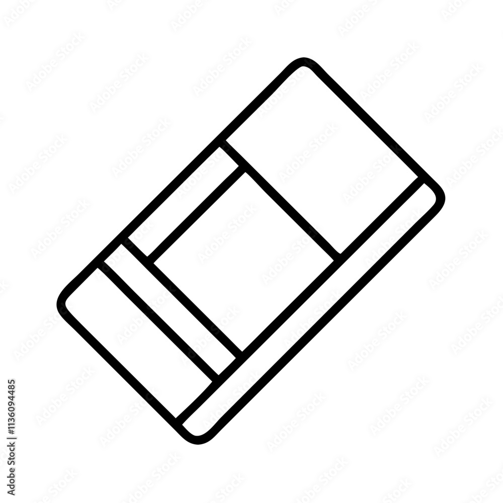 eraser icon, back to school line art, education icon - simple black line art icon of eraser, symbolizing back to school celebrations. education vector art. eraser icon, back to school line art, education icon - simple black line art icon of eraser, symbolizing back to school celebrations. education vector art.