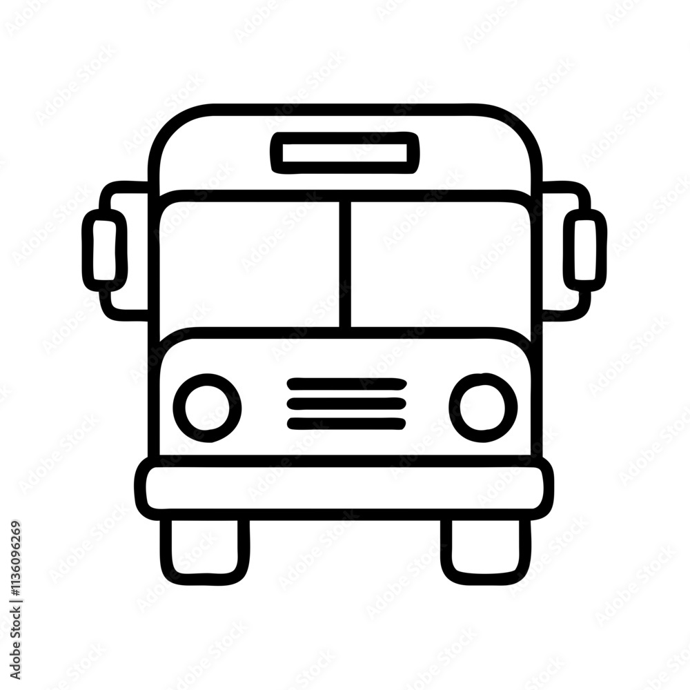 school bus icon, back to school line art, education icon - simple black line art icon of school bus, symbolizing back to school celebrations. education vector art. school bus icon, back to school line art, education icon - simple black line art icon of school bus, symbolizing back to school celebrations. education vector art.