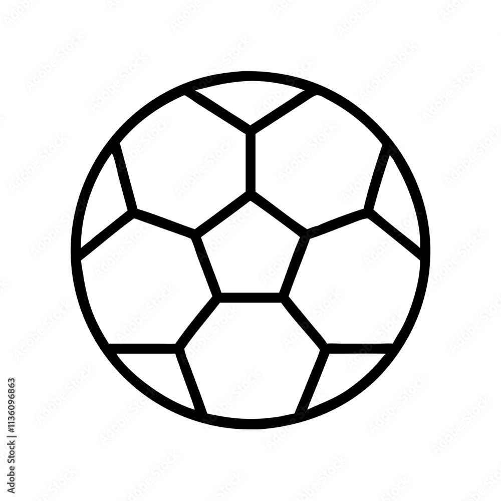 soccer ball icon, back to school line art, education icon - simple black line art icon of soccer ball, symbolizing back to school celebrations. education vector art. soccer ball icon, back to school line art, education icon - simple black line art icon of soccer ball, symbolizing back to school celebrations. education vector art.