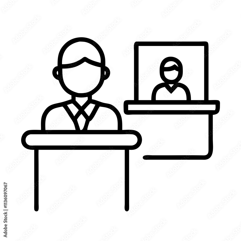 teacher podium icon, back to school line art, education icon - simple black line art icon of teacher podium, symbolizing back to school celebrations. education vector art. teacher podium icon, back to school line art, education icon - simple black line art icon of teacher podium, symbolizing back to school celebrations. education vector art.