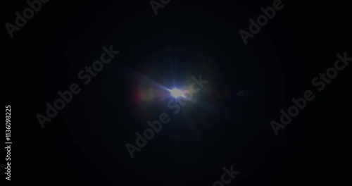 Wallpaper Mural Optical lens flare lights shimmer effect on black backgrounds Torontodigital.ca