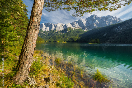 Zugspitze, Eibsee, Bayern, Deutschland photo