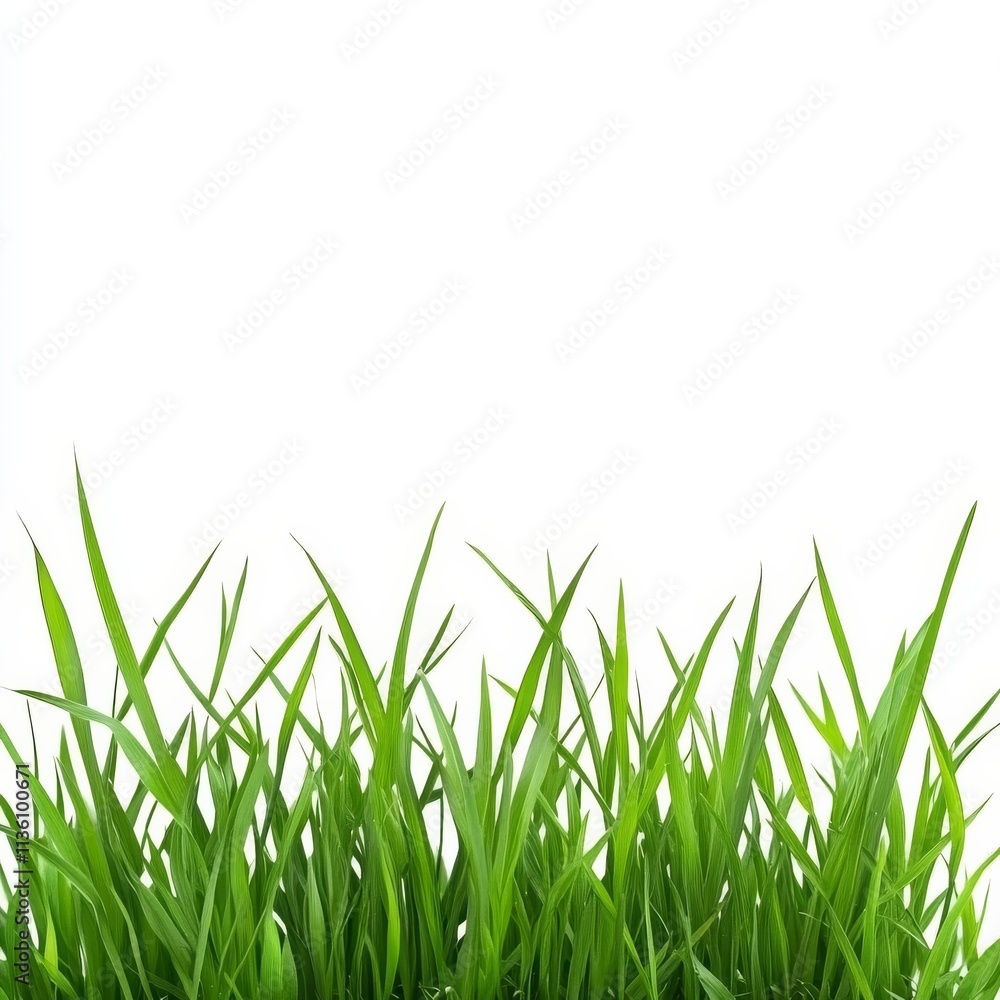 White-backed green grass. White-backed green grass.