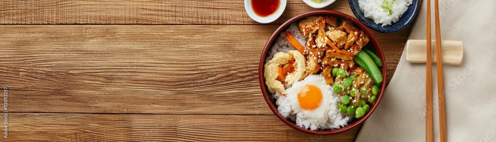 Rustic bento setup in nature food presentation vibrant environment aesthetic viewpoint cultural concept Rustic bento setup in nature food presentation vibrant environment aesthetic viewpoint cultural concept