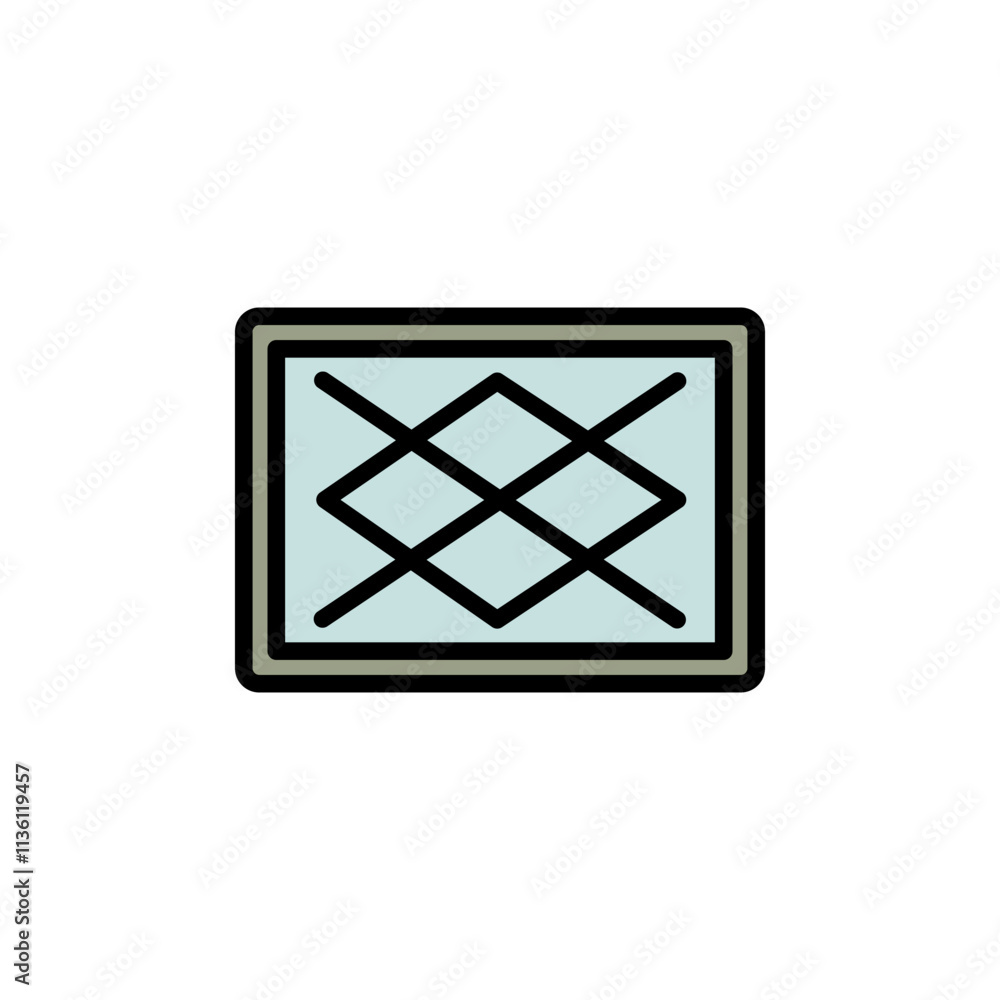 Filtration icon. Air purification logo. Dust particle purifier vector. Simple sign of air filter. Vector icon for web design isolated on white Filtration icon. Air purification logo. Dust particle purifier vector. Simple sign of air filter. Vector icon for web design isolated on white