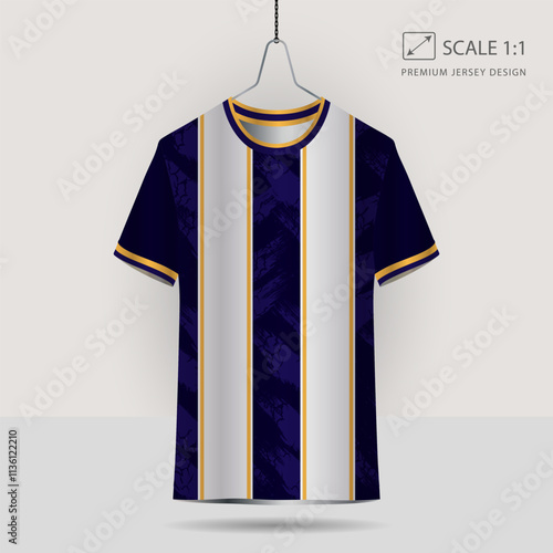 Background vector, jersey sport shirt template design for soccer Sport, basket ball, running uniform in front view, Shirt mockup Vector, design very simple and easy to custom