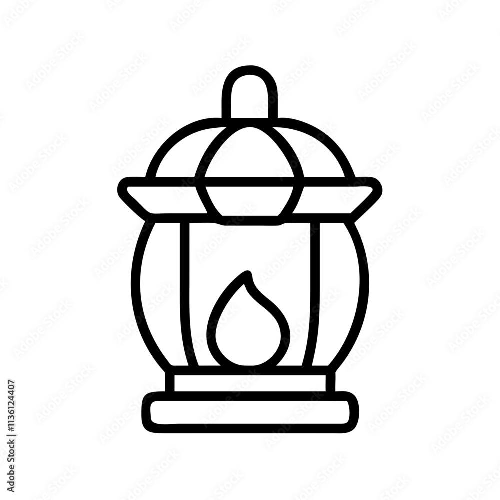 fall lantern icon, fall line art, fall icon - simple black line art icon of fall lantern, symbolizing fall celebrations. fall vector art. fall lantern icon, fall line art, fall icon - simple black line art icon of fall lantern, symbolizing fall celebrations. fall vector art.