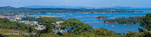 日本三景 松島のパノラマ風景