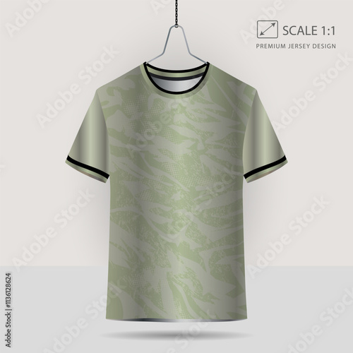 Background vector, jersey sport shirt template design for soccer Sport, basket ball, running uniform in front view, Shirt mockup Vector, design very simple and easy to custom