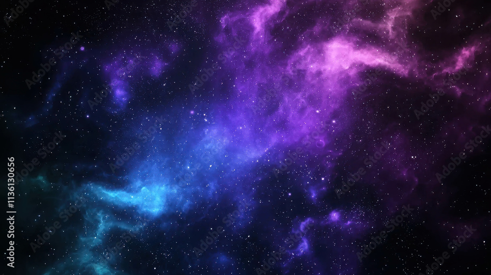 Vibrant Cosmic Nebula with Swirling Colors in a Distant Galaxy Vibrant Cosmic Nebula with Swirling Colors in a Distant Galaxy