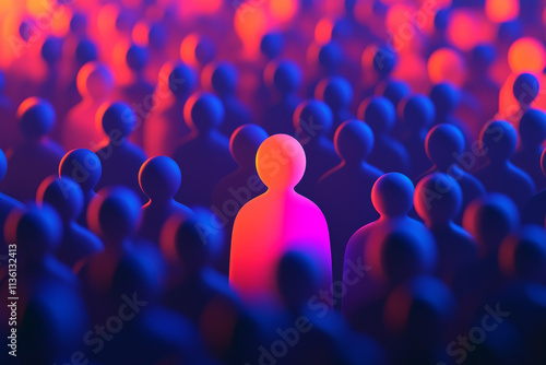 Individuality in a Crowd: A Striking Visual