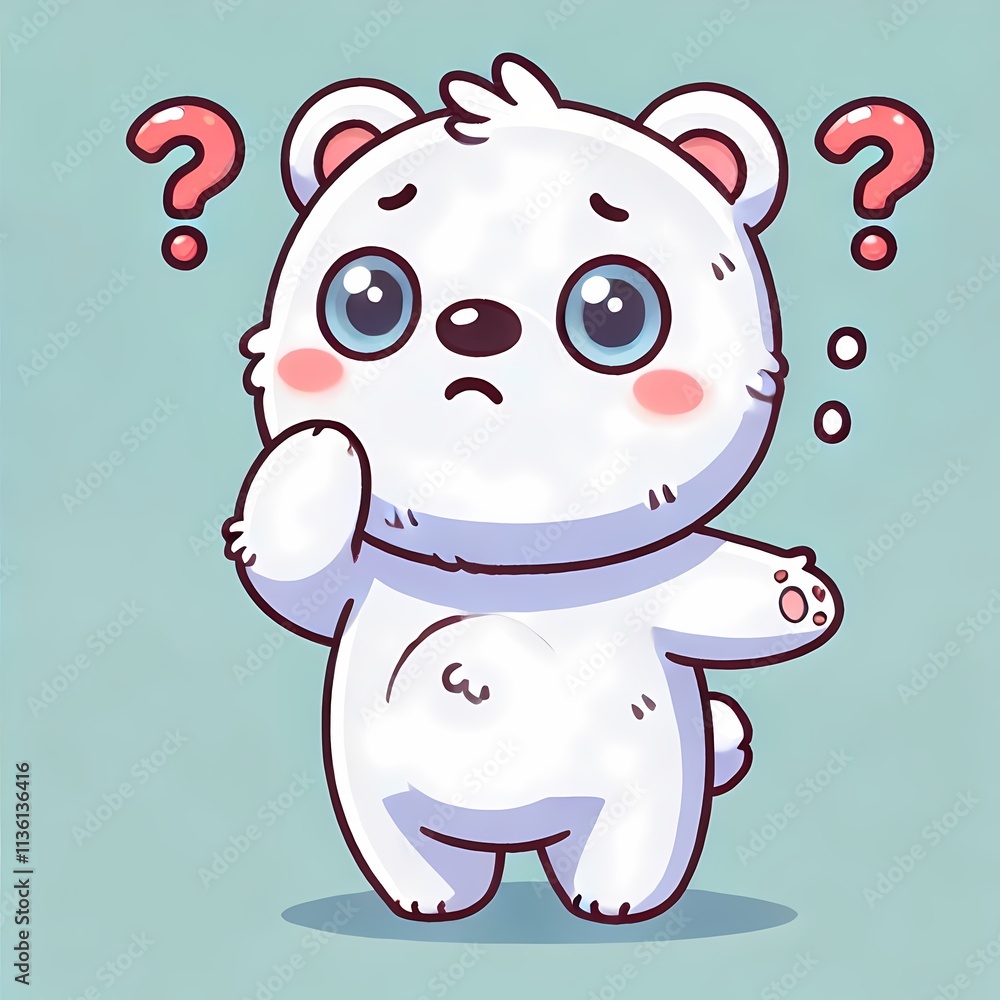 Cute Polar Bear Walking With Hoodie Jacket Cartoon Vector Icon Illustration Cute Polar Bear Walking With Hoodie Jacket Cartoon Vector Icon Illustration