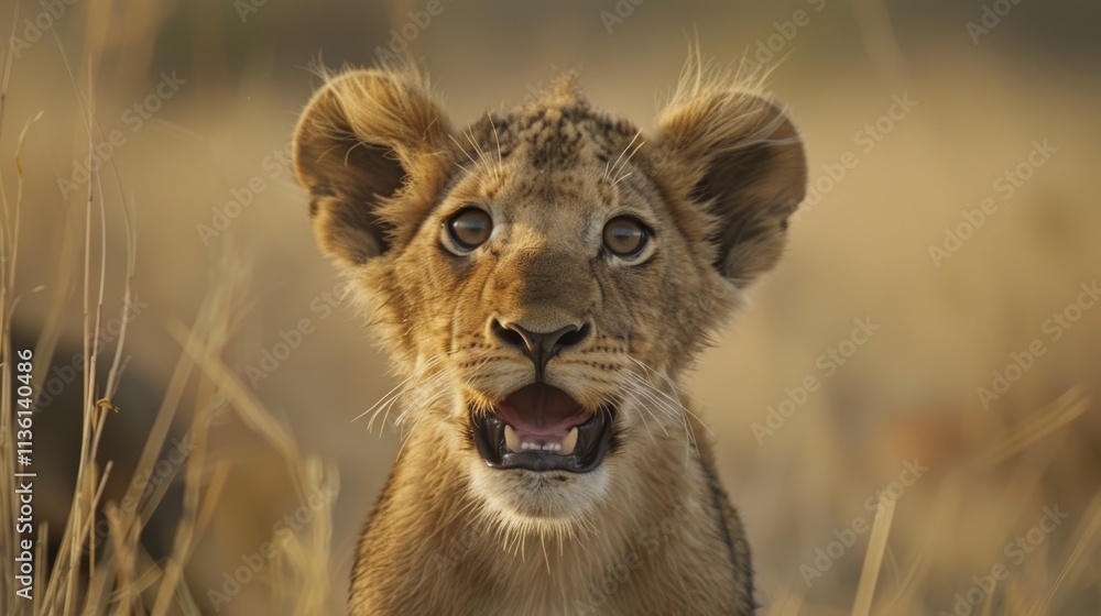 Captivating portrait of a lion displaying majestic features and striking high contrast details Captivating portrait of a lion displaying majestic features and striking high contrast details