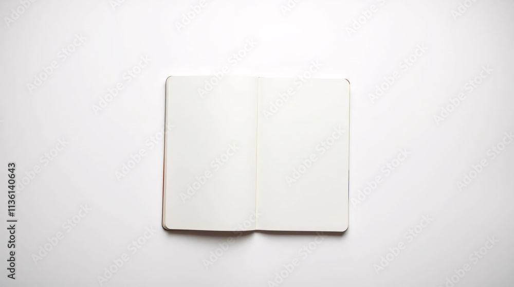 blank white book on white blank white book on white