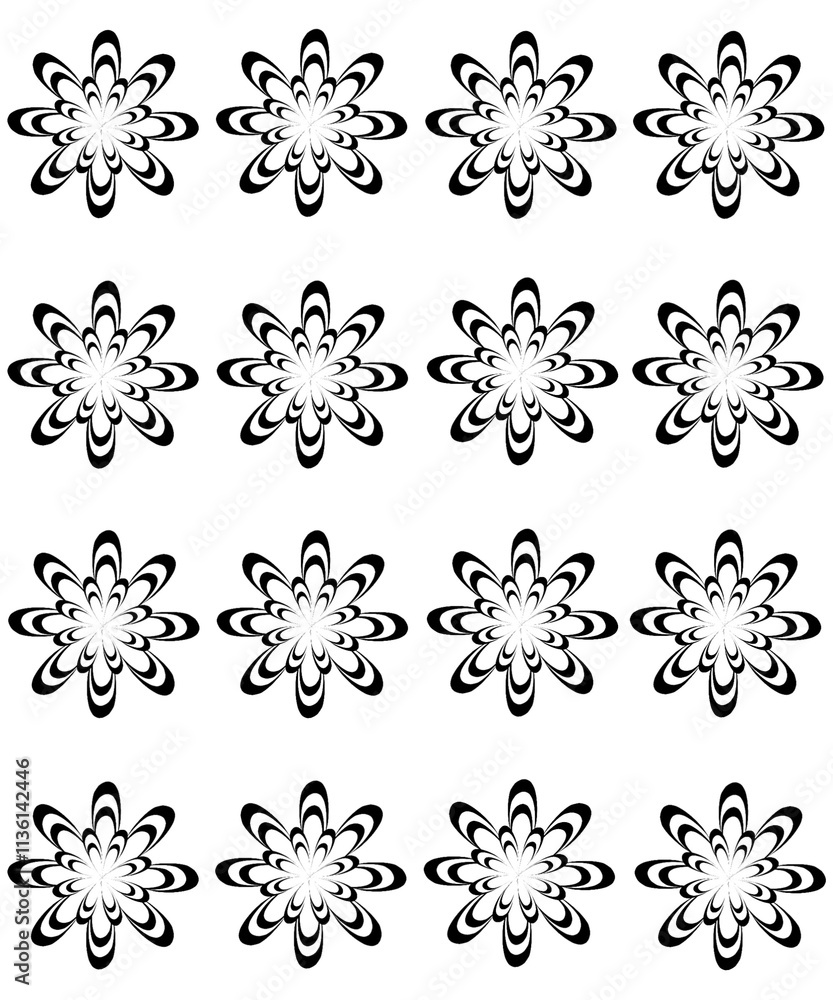 set of black and white elements set of black and white elements