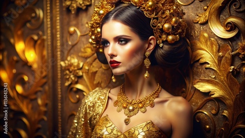 Gold Element Fashion Photography: Luxury, Metallic, Alchemist, Golden, Shimmer, Texture, Jewelry, Apparel