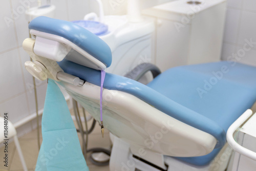 dental chair in the clinic	
