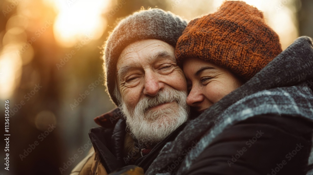 Elderly person experiencing homelessness with supportive friend Elderly person experiencing homelessness with supportive friend