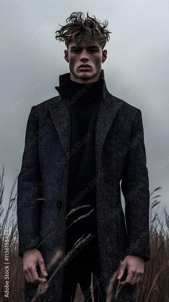 Obraz premium Modern Elegance: Male Models Redefining Style and Sophistication
