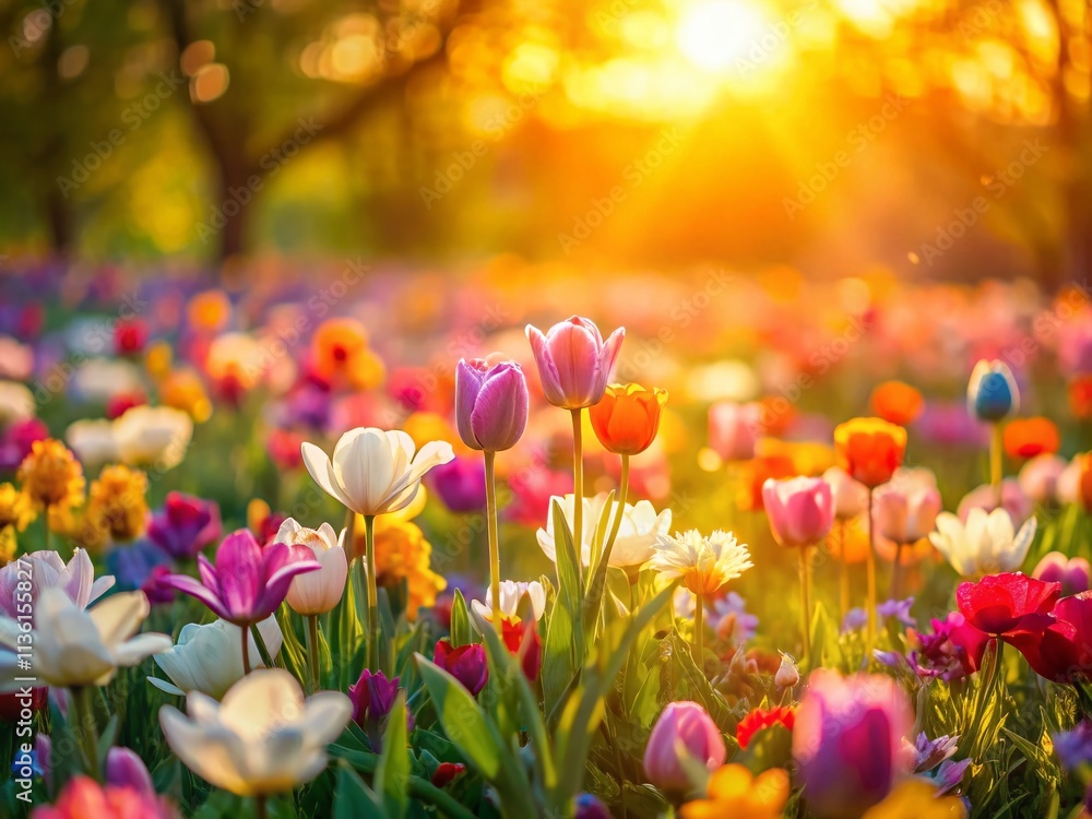 Happy Sabbath Spring: Tilt-Shift Miniature Flower Fields, Blooming Blossoms, Pastel Colors, Springtime Joy, Sabbath Celebration Happy Sabbath Spring: Tilt-Shift Miniature Flower Fields, Blooming Blossoms, Pastel Colors, Springtime Joy, Sabbath Celebration