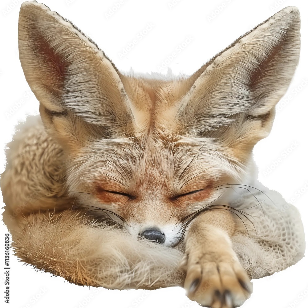 Fototapeta premium fox vulpes White Background 