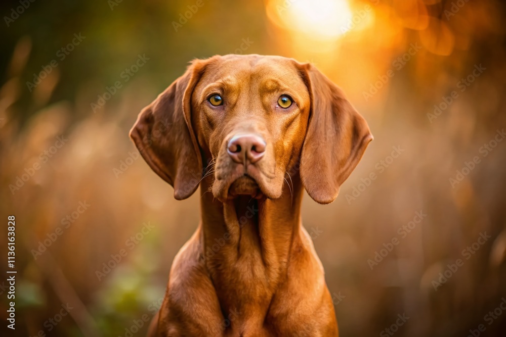 Hungarian Vizsla Dog Photos: Stunning Images, Rule of Thirds Composition Hungarian Vizsla Dog Photos: Stunning Images, Rule of Thirds Composition