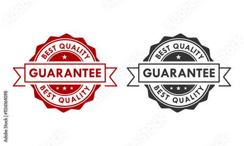 Best quality guarantee design template illustration